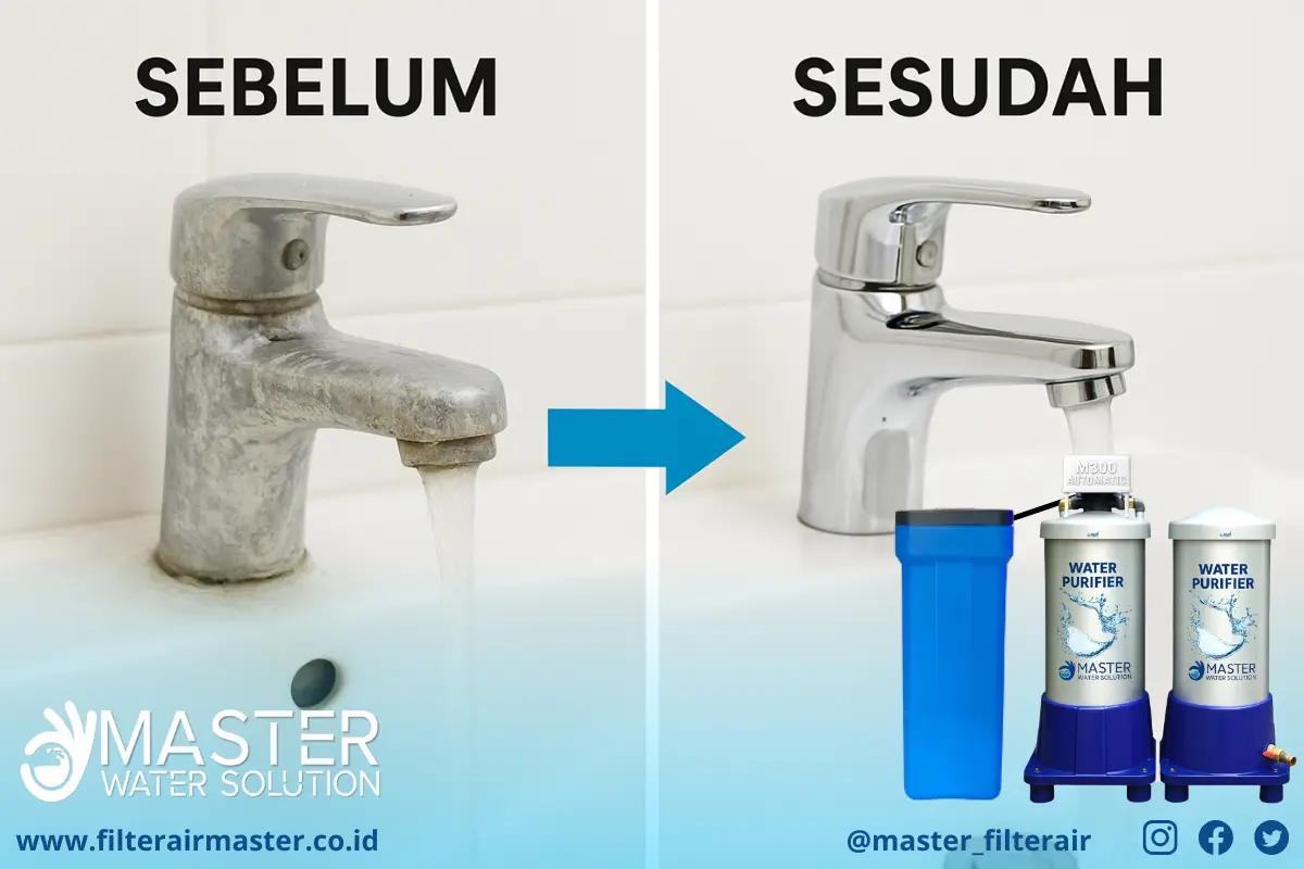 Filter Air Berkapur – solusi mengatasi air sumur berkapur dan kerak kapur pada peralatan rumah tangga
