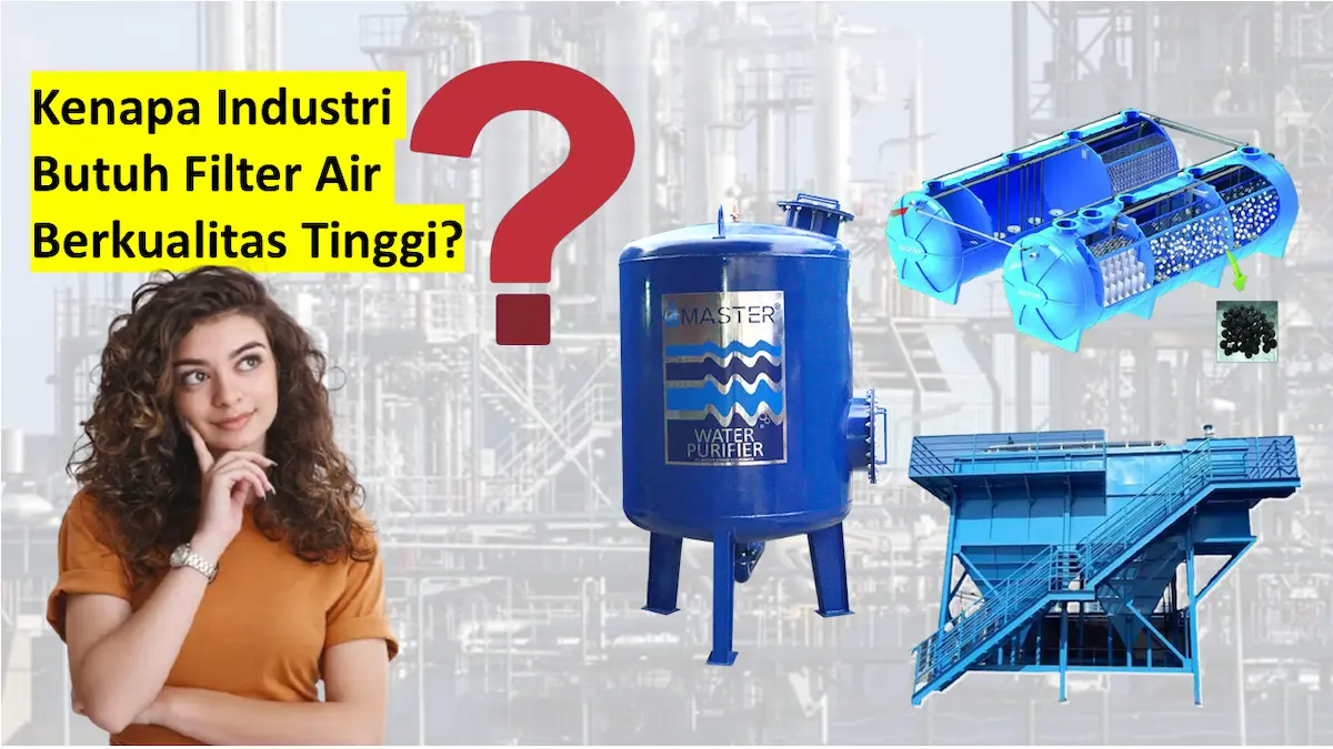 Sistem filter air industri berkualitas tinggi untuk pabrik dan gudang
