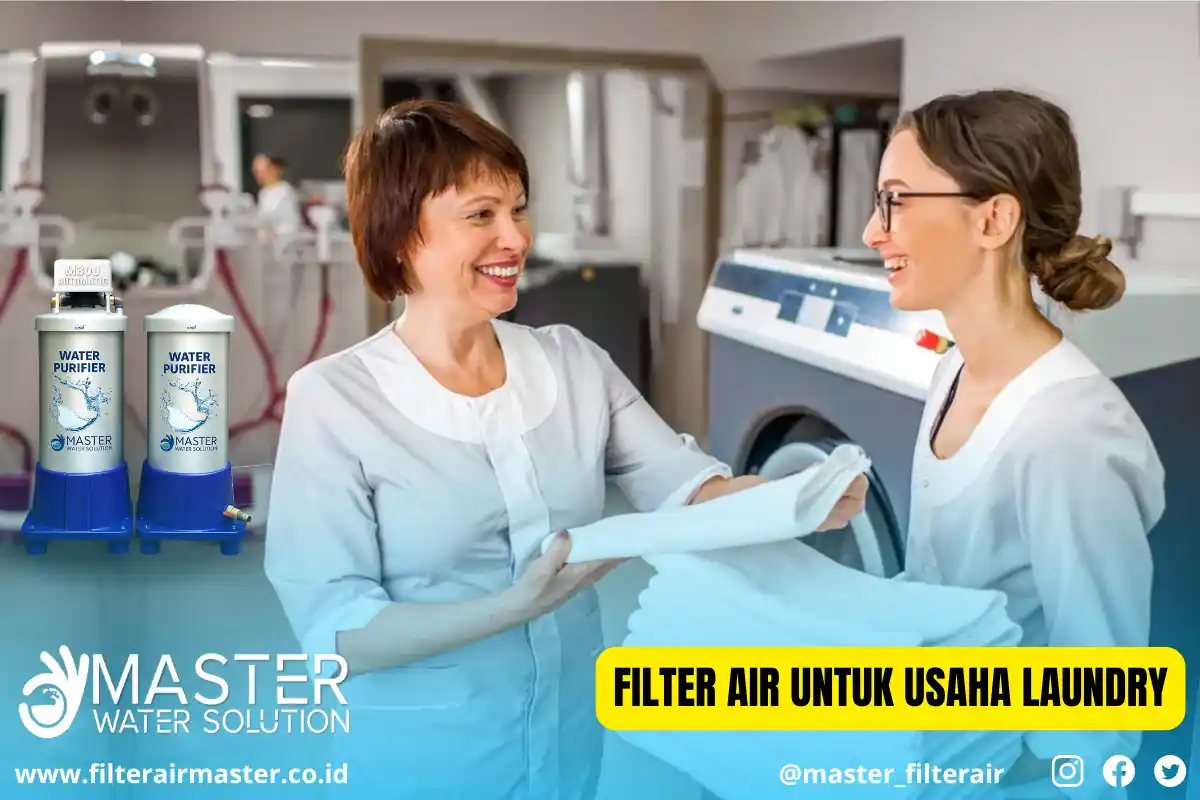 Instalasi filter air untuk laundry – hasil cucian lebih bersih dan tidak bau